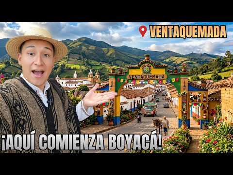 Encontré la PUERTA de ORO al departamento de BOYACÁ ¡Este pueblo esta genial!