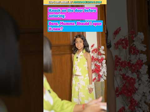 English Conversation Between 🍽️ Adi & Mumma, Daily Use Vocabulary | Adi Connection #shorts