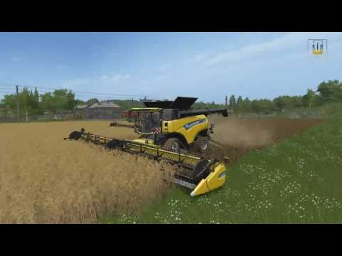 Farming Simulator 17 / Sosnovka / Harvesting on the longest field (6+12+16+21+26+29)