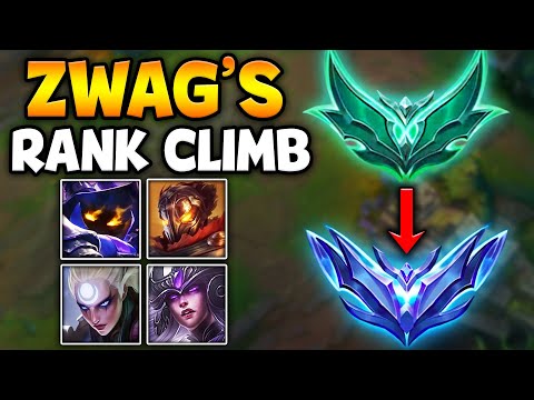 2 HOURS OF ZWAG STOMPING EMERALD ELO! (ZWAG'S CLIMB TO DIAMOND)