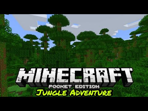 Minecraft Pocket Edition - O INÍCIO DA AVENTURA (Jungle Adventure) Gameplay