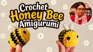 Crochet Honey Bee Amigurumi 🐝 Toturial video 