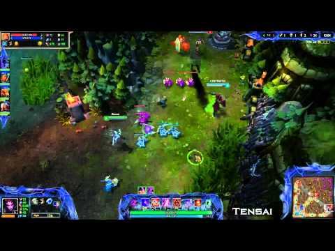 Kill Lane - Elise + Zed VS Caitlyn + Leona (Ranked 4)