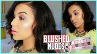 Blushed Nudes DRUGSTORE Makeup Tutorial! // MakeupbyAmarie