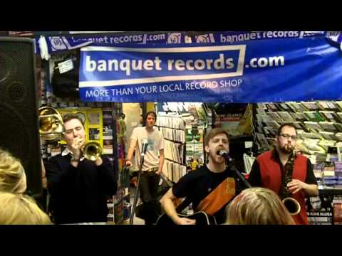 Danny Fontaine and the horns of fury at Banquet Records