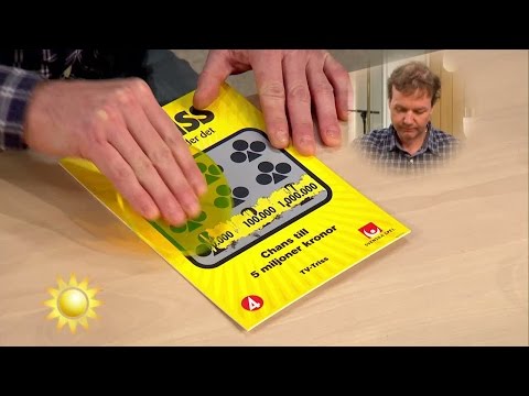 Se när Ola skrapar hem storvinsten - Nyhetsmorgon (TV4)