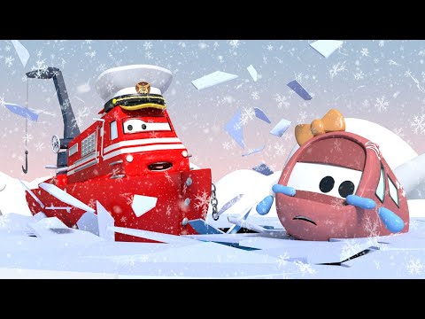 Tina i Bobby su zapeli u Smrznutom Jezeru - Vlak Troy Sezona 🚄 Crtani sa kamionima za djecu