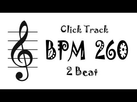 【BPM 260】Drum 2Beat - Rhythm Track Metronome