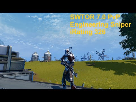 SWTOR 7.0 Ranked PvP | 2022 lvl 80 - Engineering Sniper - Corellia Square | Quickie