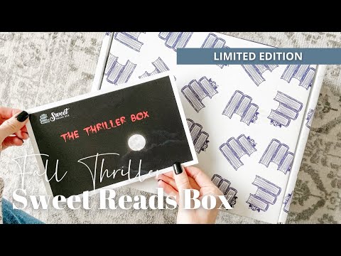 Sweet Reads Box Unboxing Fall Thriller 2021