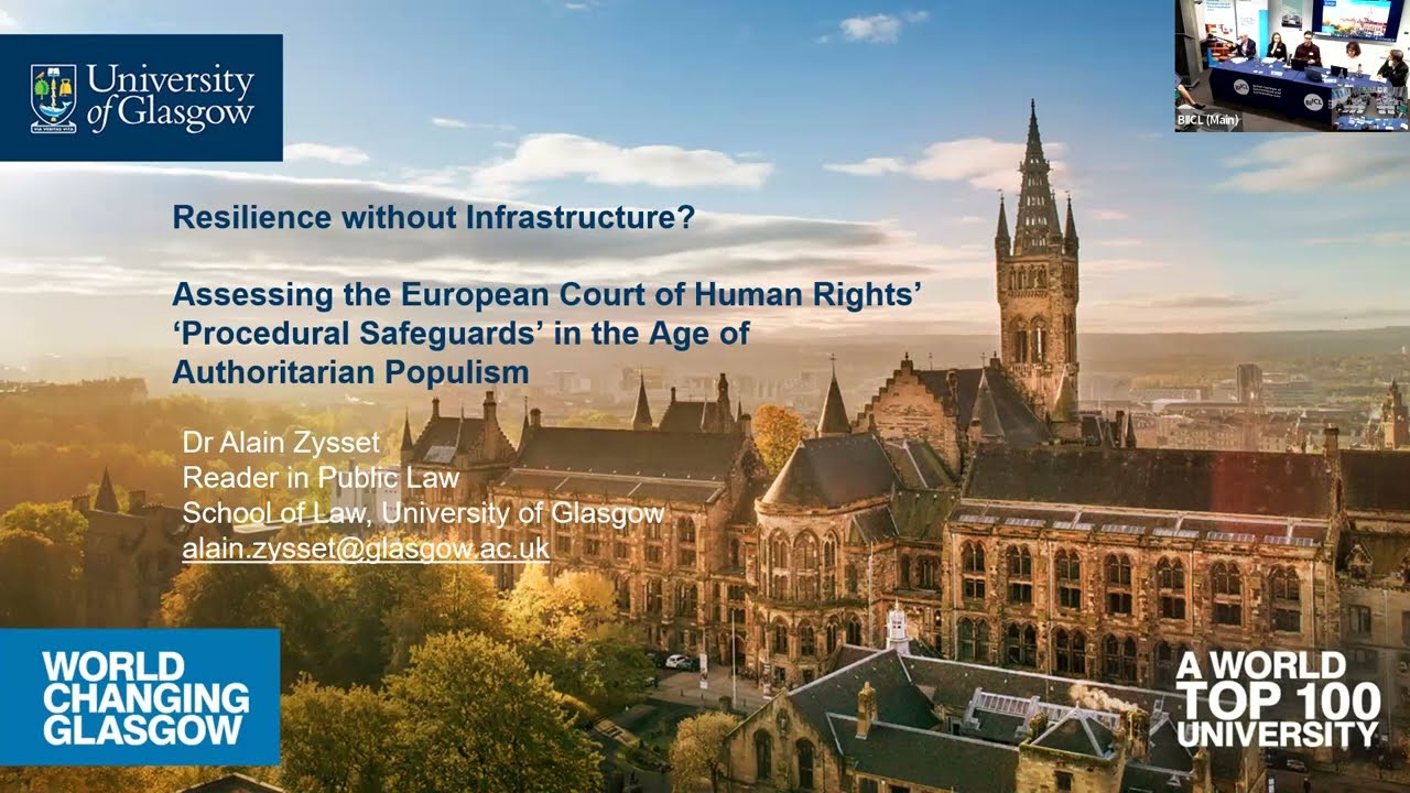 ECHR and Venice Commission: Guarding Human Rights and the Rule of Law Day 2 panel 1