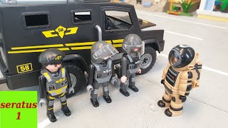 Video Sammlung Nr. 3 Playmobil Polizei Einsätze seratus1 SEK Bundespolizei Überfall Diebe