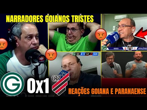 Reactions of commentators from Goiás and Paraná to Athletico Goiás' 0-1 victory over Athletico PR.