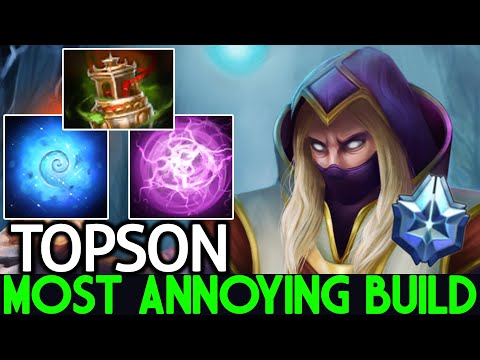 TOPSON [Invoker] Pro Style Quas Wex + Spirit Vessel Annoying Build 7.26 Dota 2