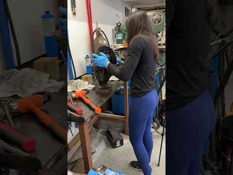 Reassembling my Rear Diff! Land Cruiser Re-Gear Pt. 2 #shorts