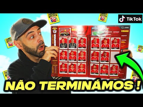 COLÁMOS os CROMOS FUTEBOL 2023/24 do TIKTOK! 😱 *ficou a faltar!*