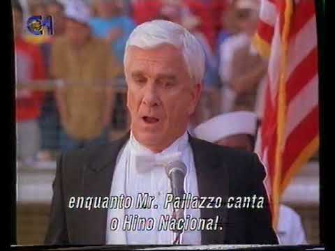 Enrico Pallazo destroys the National Anthem (The Naked Gun From the Files of Police Squad! - 1988)