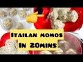 ITALIAN MOMOS RECIPE|Momos in white cheesy sauce|cream Momos|Gravy Momos recipe| BORN TO DINE