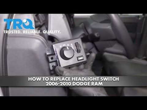 How to Replace Headlight Switch 2006-2010 Dodge RAM