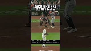 Zack Greinke Throwing a 100 mph Fastball and a 51 mph Eephus #baseball