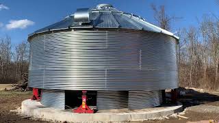 How many nuts and bolts needed to build a grain bin 🔧 E9