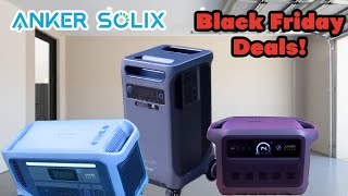 Anker SOLIX Black Friday Deals! F3800 Plus, F3000, C1000 Gen2
