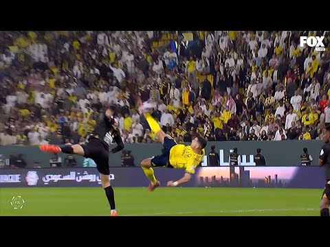 Ronaldo BICYCLE KICK GOAL vs Al-Khaleej | Cristiano Ronaldo bicycle kick goal |Al Nassr v Al-Khaleej