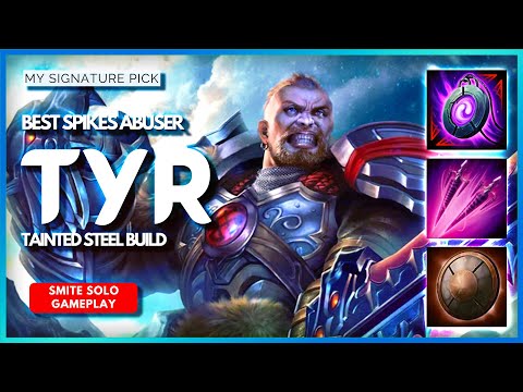 THE SYNERGY OF THIS TYR BUILD IS INSANE! - Tyr Solo SMITE Conquest Gameplay