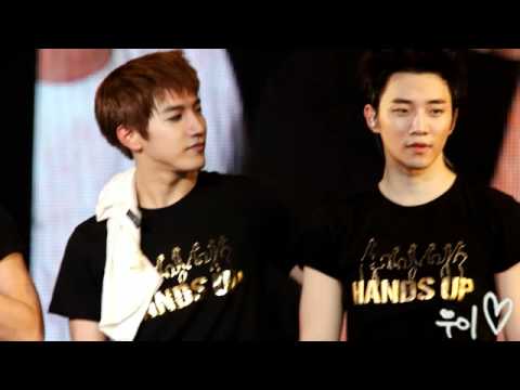 [FANCAM] 111007 Junsu during Hands Up Asia Tour in Taipei