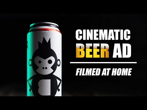 Filmed a Beer Commercial at home with just 4 shots!