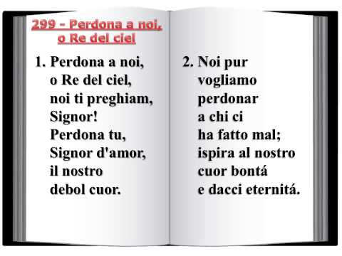 299 Perdona a noi, o Re del ciel - Innario Chiesa Cristiana Avventista del Settimo Giorno 2014
