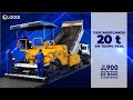 PAVIMENTADORA JL900 EM OPERAÇÃO DESCARREGANDO 20 T EM TEMPO REAL
