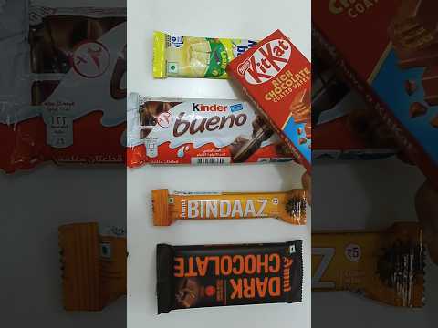ABCD | Amul Dark Chocolate | Kinder Bueno | Nestle MilkyBar | KitKat | New Candy 44