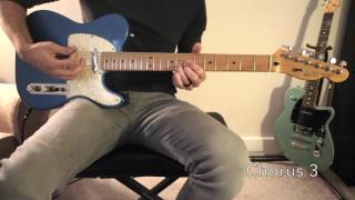 "Look To The Son" Lead Guitar Tutorial - Hillsong Worship