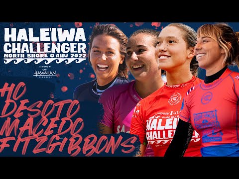 S. Fitzgibbons, C. Ho, S. Macedo, P. Desoto | Haleiwa Challenger - Round of 48 Heat Replay