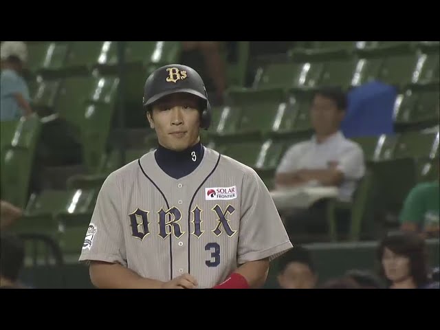 【5回表】オリックス・安達 エラーのランナーをきっちり返す 勝ち越しタイムリーヒット!! 2014/8/12 L-Bs