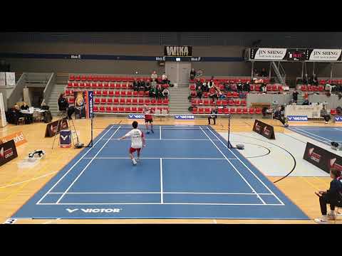 Badminton Men's Singles - David Kim vs Soren Toft ABC Grand Prix Quarterfinal Highlights