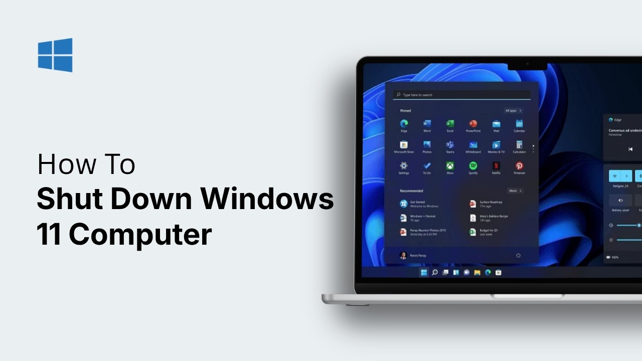 How to Shut Down Windows 11 Computer (Five Ways)