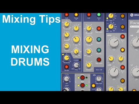 Mixing Drums With Focusrite SC by Brainworx plugin Alliance Demo // Mixing Tips