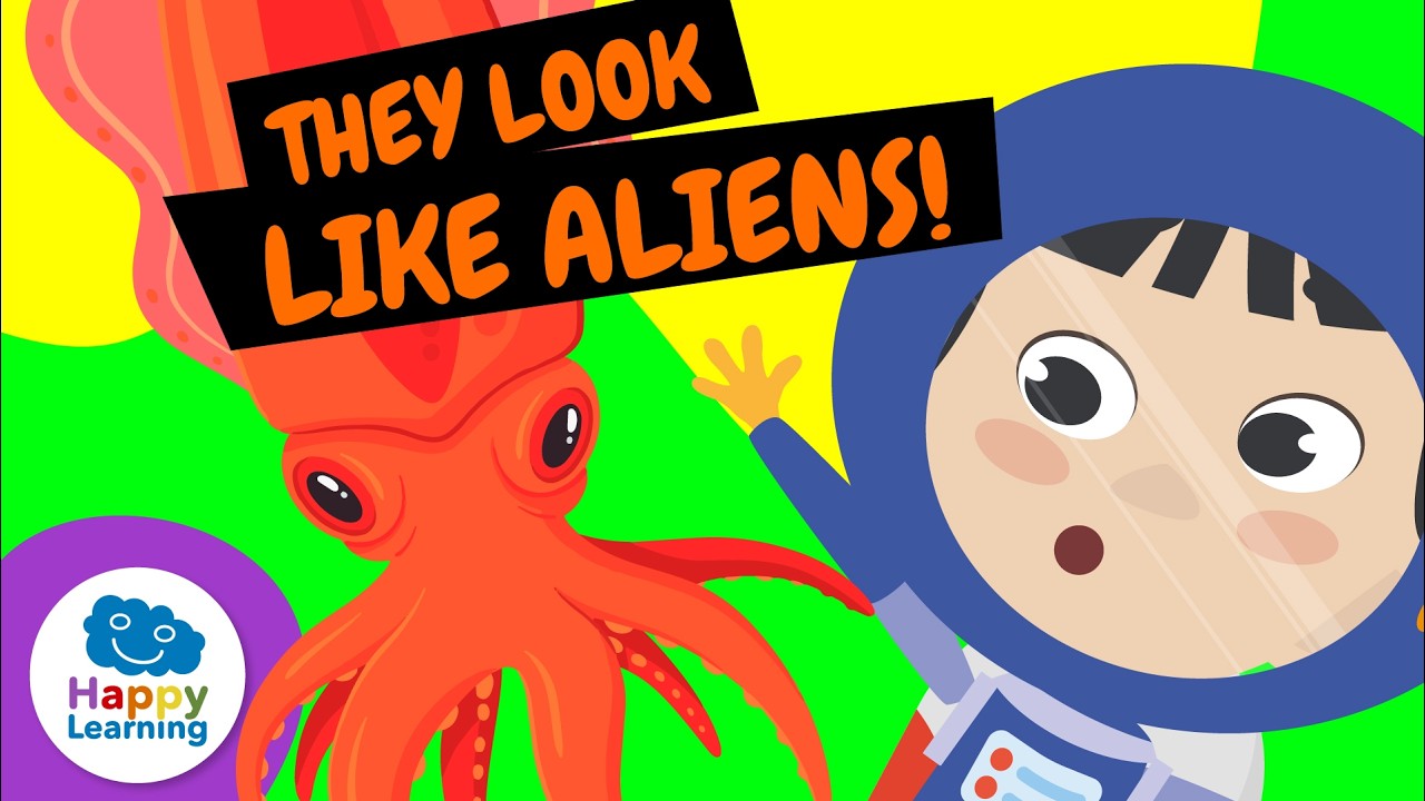🐛 INVERTEBRATES: They Look Like ALIEN Beings! | Educational Videos for Children | @HappyLearningEN