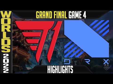 T1 vs DRX Highlights Game 4 | Worlds 2022 GRAND FINAL | T1 vs DRX G4