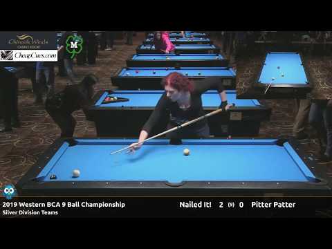Nailed It! vs Pitter Patter - Silver Teams - 2019 Western BCA 9-Ball Championship