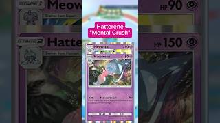 Hatterene Mental Crush with confused opponent #pokemontcgpocket