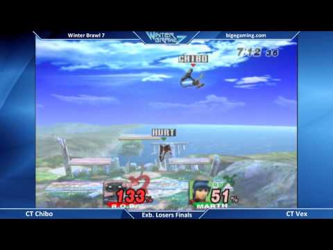 Winter Brawl 7 SSBB - CT Vex Kasrani vs CT Chibo - Exhibition Losers Finals