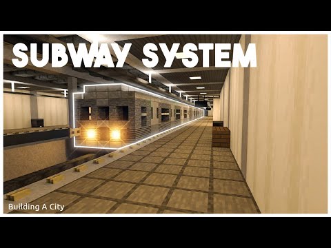 Building A City #69 (S2) // Subway System Part 1 // Minecraft Timelapse