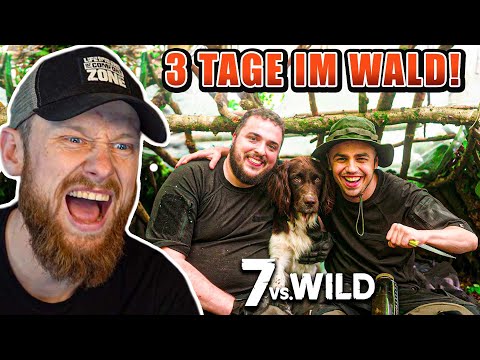 Das erste Mal in der WILDNIS! - Papaplatte und Reeze üben 3 Tage im Wald | Fritz Meinecke  reagiert