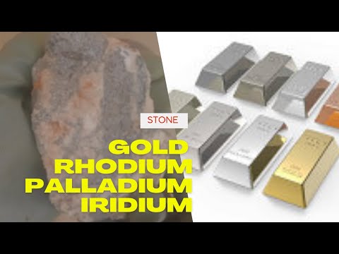 Test stones for the presence of rhodium, iridium, palladium and gold part one