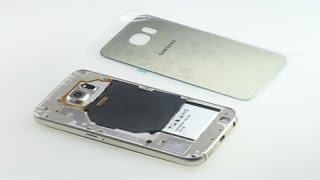 How to replace cracked Galaxy S6 back cover？