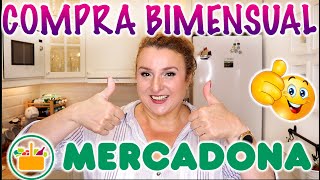 Compra bimensual de MERCADONA. Enseño mi compra.Vamos a ver lo qué compré  para 2 semanas #mercadona
