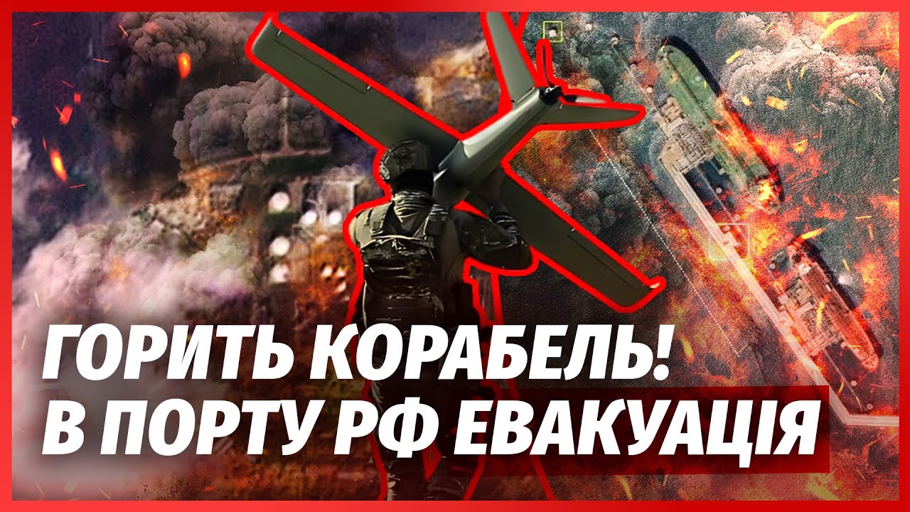 🔥Прямо зараз! У ВОГНІ ФЛОТ РФ, ДРОНИ НАКРИЛИ ПАЛАЦ ПУТІНА. Знищили оборону К?